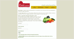 Desktop Screenshot of eastfarmscsa.com